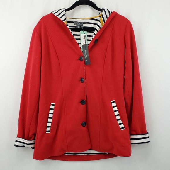 Arlene hooded fleece jacket Clearance